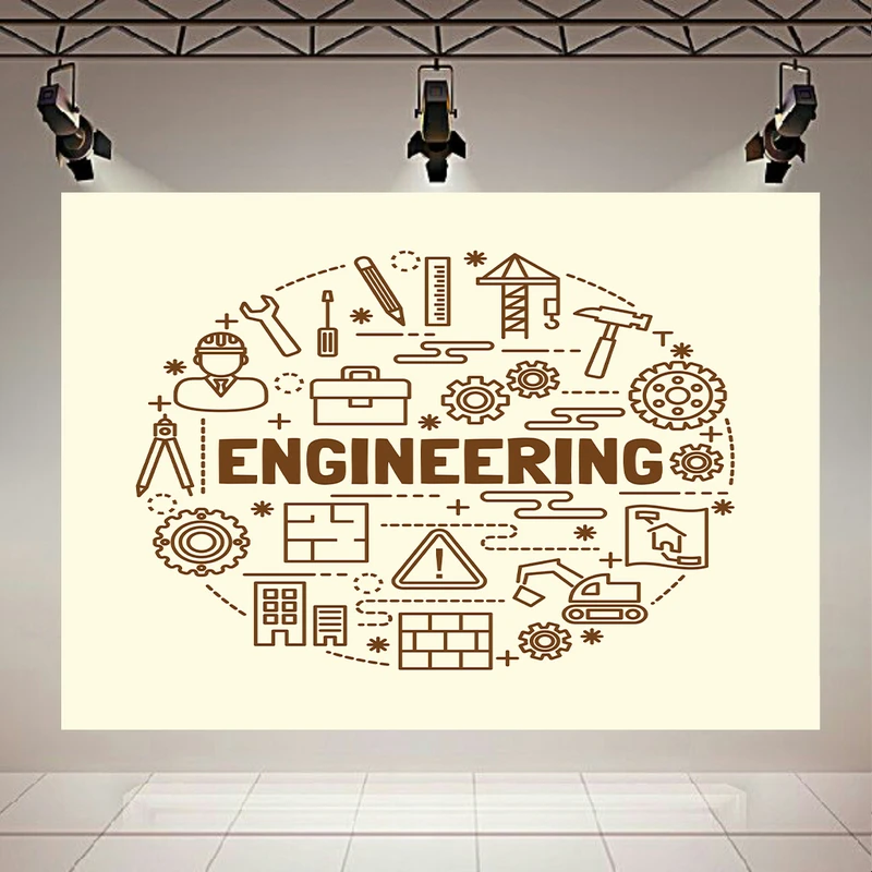 پوستر پارچه ای طرح مخمل دایره مهندسی مدل دودل کد AR303662