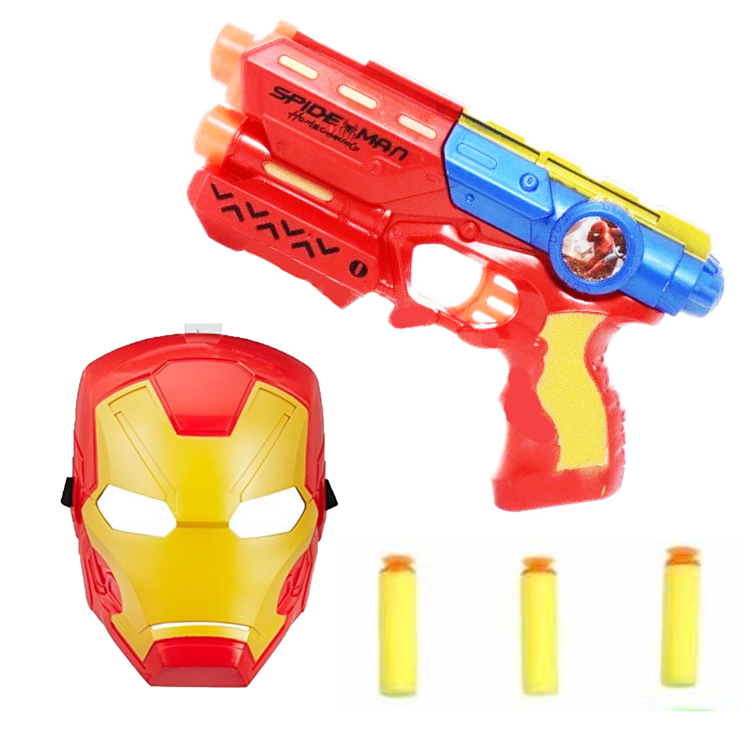 راهنمای خرید اینترنتی ست تفنگ بازی مدل IRONMAN کد ۵۸۶۲