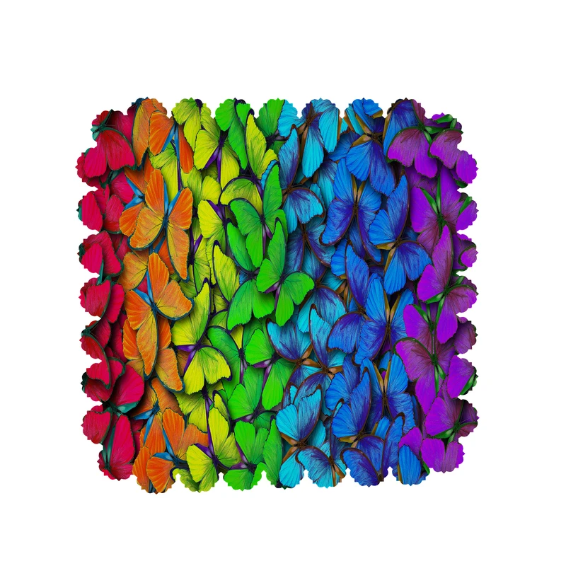  رومیزی طرح پروانه کد 6187B