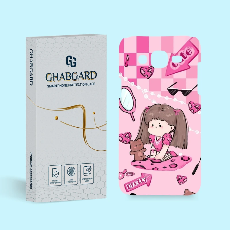 کاور قاب گارد مدل دخترانه مناسب برای گوشی موبایل سامسونگ Galaxy J5 2015 / J500