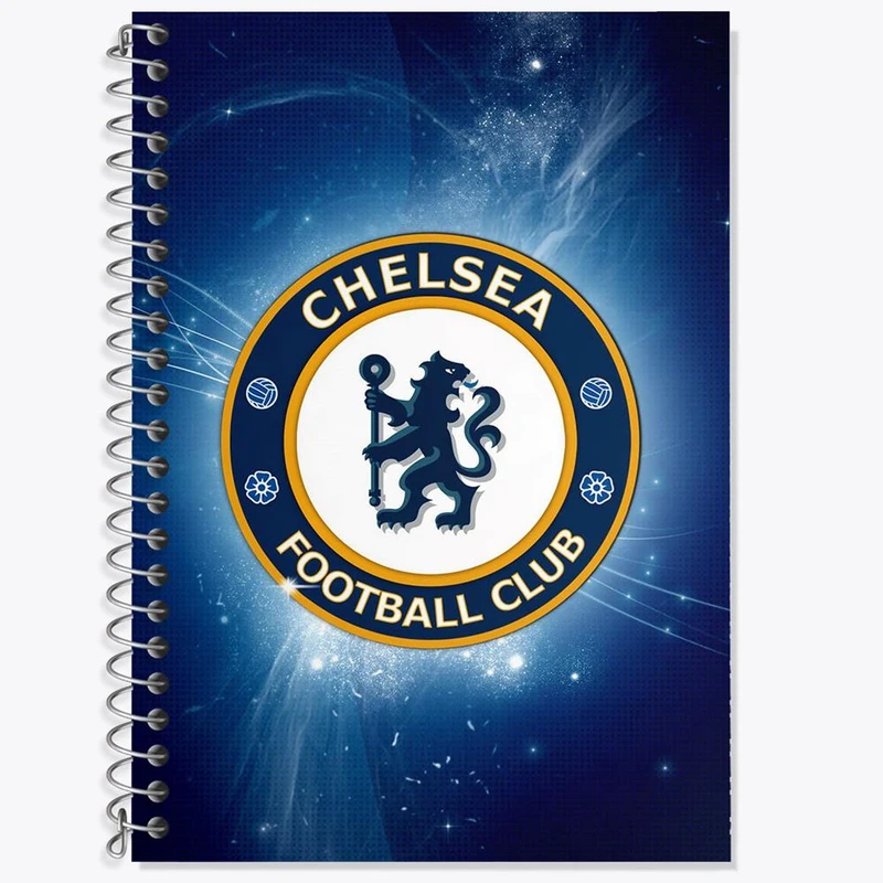 دفتر زبان 50 برگ خندالو مدل سه خط طرح باشگاه چلسی کد 26550