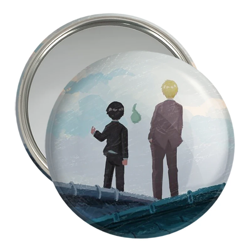 آینه جیبی خندالو مدل اراتاکا و شییکو انیمه موب سایکو Mob Psycho 100 کد 24429