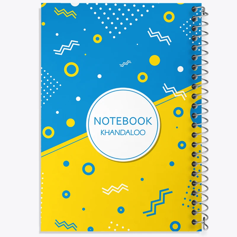 دفتر ژورنال نویسی 50 برگ خندالو مدل نقطه ای طرح فانتزی کد N121