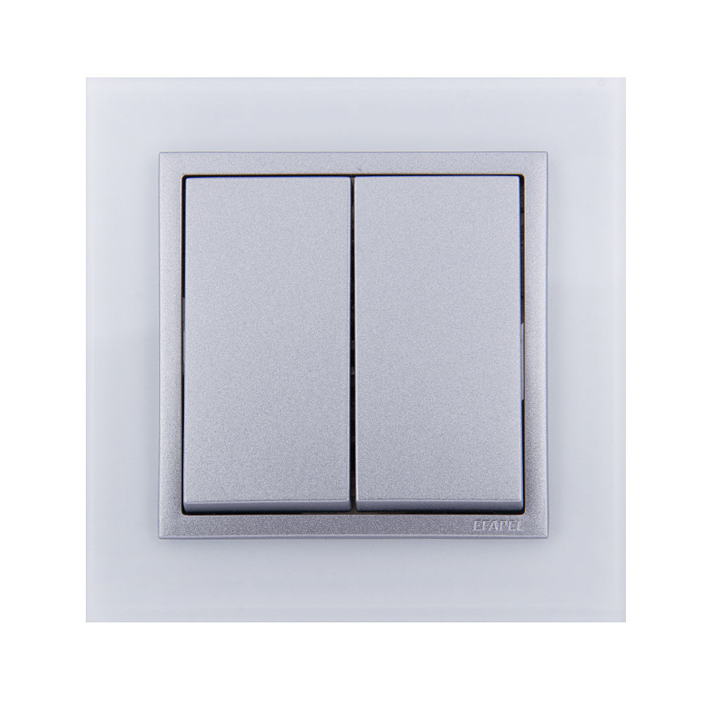 کلید دو پل ایفاپل مدل LOGUS90 CRYSTAL کد 90910TCA/21061/90611