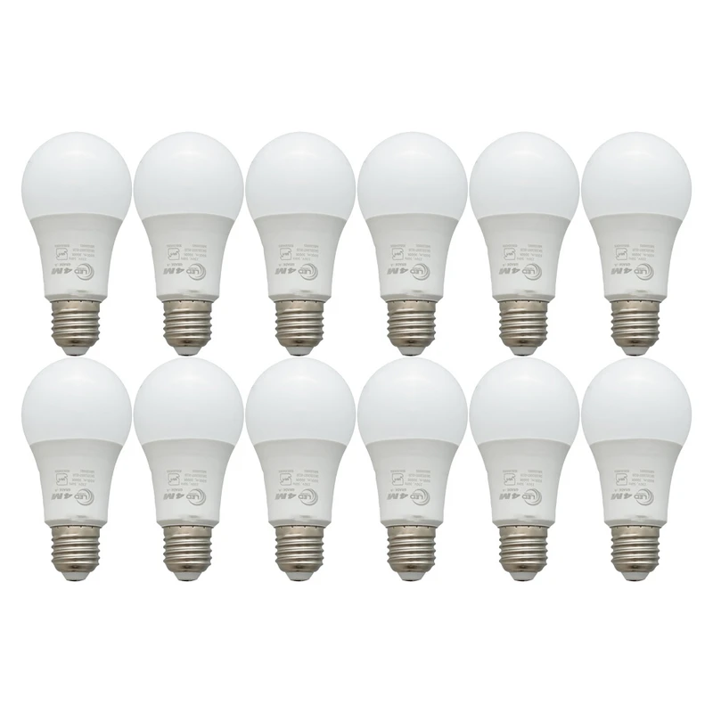 لامپ ال ای دی 12 وات فور ام مدل حبابی پایه E27 مجموعه 12 عددی