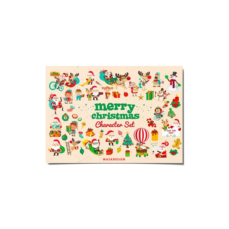 کارت پستال ماسا دیزاین مدل venus616 طرح christmas