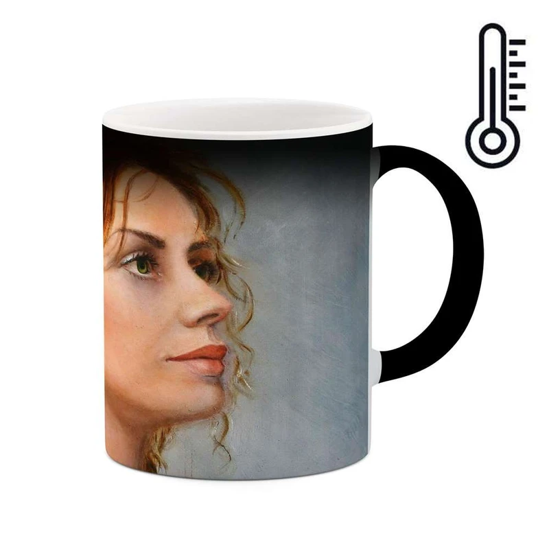 ماگ حرارتی کاکتی مدل نقاشی کد mgh13635