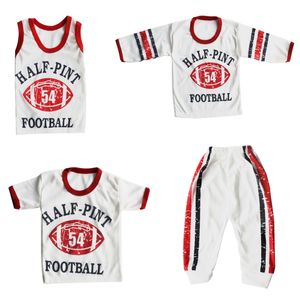ست 4 تکه لباس نوزادی مدل football