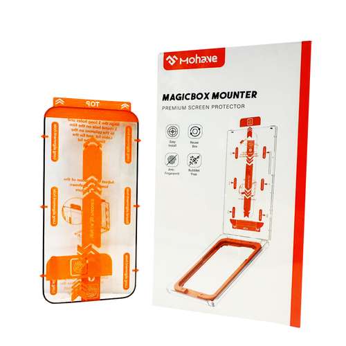 محافظ صفحه نمایش موهاوی مدل 2.5D کد 643 مناسب برای گوشی موبایل اپل iPhone 14 promax