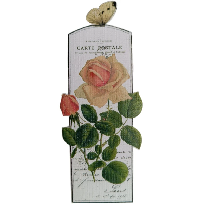 نشانگر کتاب مدل پروانه و گل کد 1001