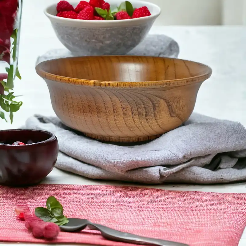 کاسه چوبی مدل آبگوشت خوری