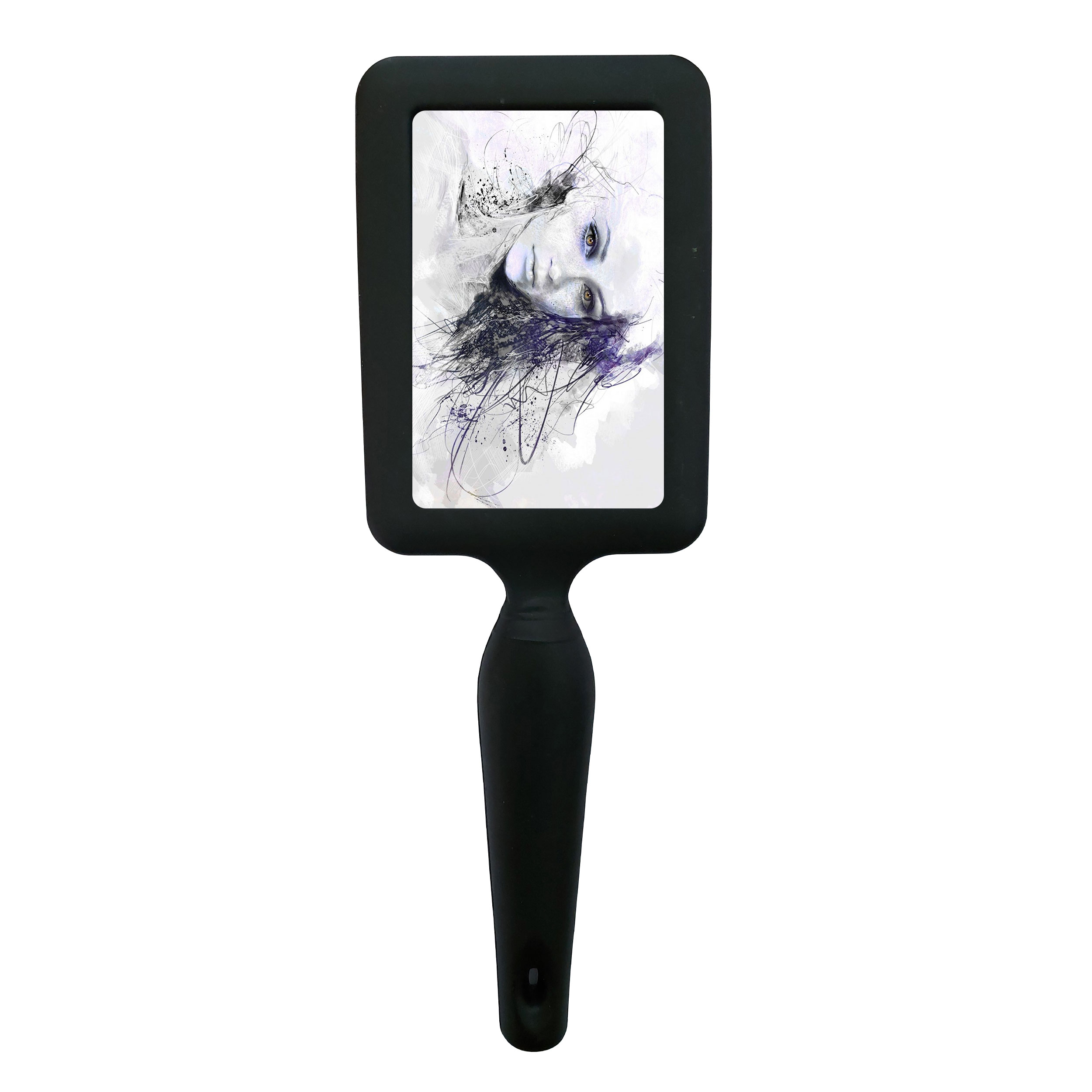 برس مو طرح انتزاعی دختر مدل B1144