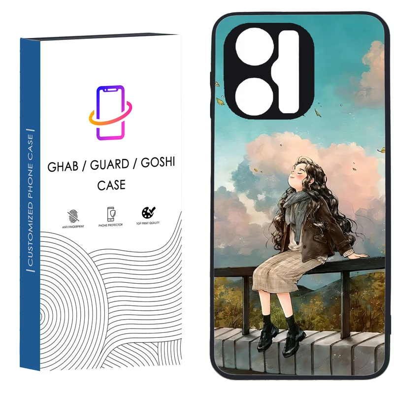 کاور قاب گارد گوشی طرح دخترانه کد 80 - TPU مناسب برای گوشی موبایل  شیائومی Note 12 Pro 5G