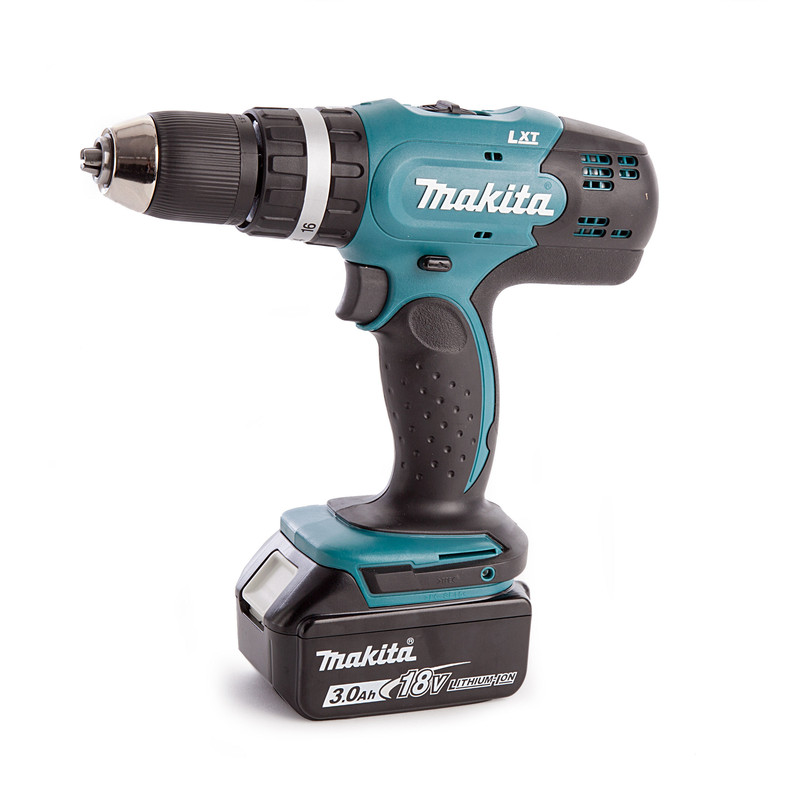 دریل پیچ گوشتی چکشی شارژی ماکیتا مدل DHP453RFE