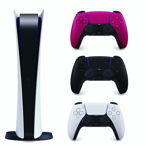 مجموعه کنسول بازی سونی مدل PlayStation 5 Digital Edition ظرفیت 825 گیگابایت به همراه دو دسته اضافی