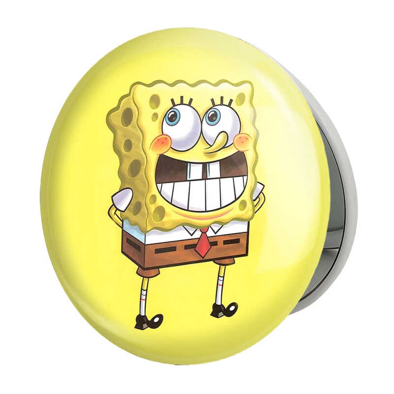 آینه جیبی خندالو طرح باب اسفنجی مدل تاشو کد 4740 