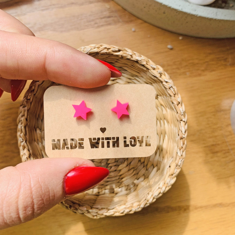 گوشواره دخترانه طرح ستاره گوشواره دخترانه طرح ستاره