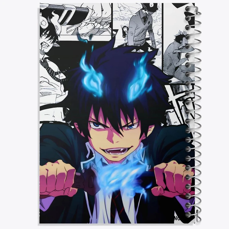 دفتر نقاشی 50 برگ خندالو مدل رین انیمه جنگیر آبی کد 16358