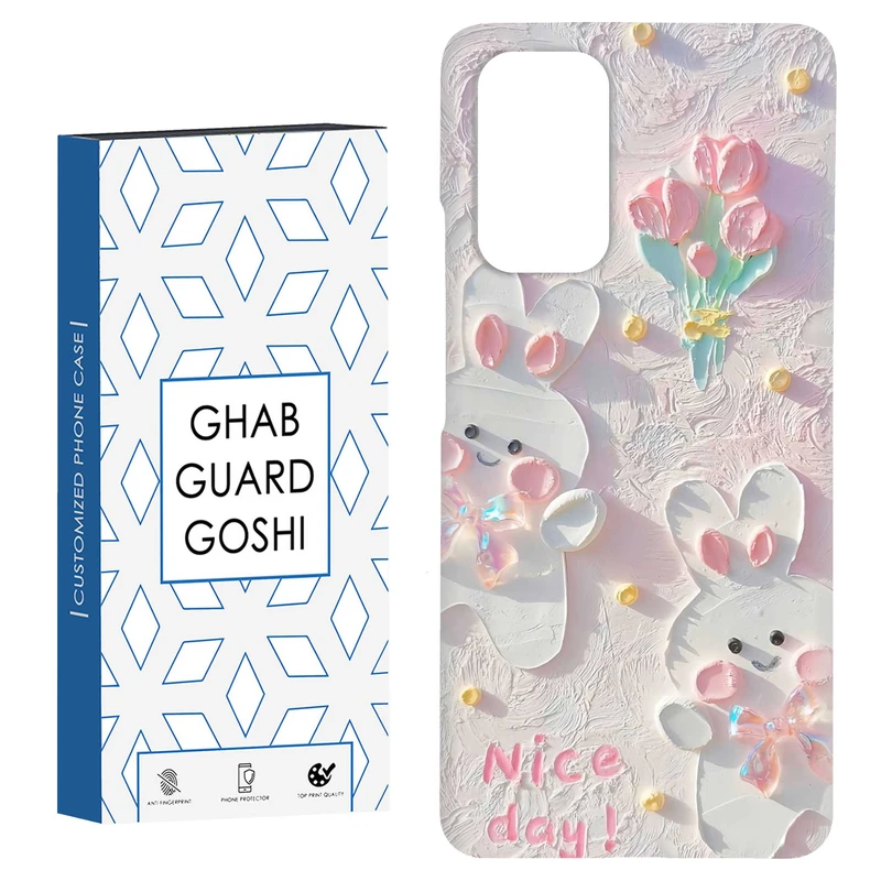 کاور قاب گارد گوشی طرح گل کد Dimo-214 مناسب برای گوشی موبایل شیائومی Redmi Note 9 4G / Redmi 9T