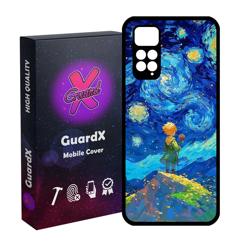 کاور گارد ایکس طرح شازده کوچولو مدل  Glass10774 مناسب برای گوشی موبایل شیائومی Redmi Note 11S/ Note 11 4G