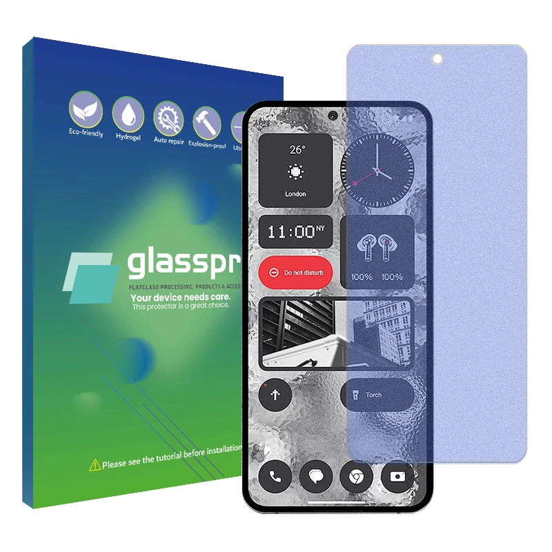 محافظ صفحه نمایش مات ضد اشعه آبی گلس پرو مدل Resistant مناسب برای گوشی موبایل ناتینگ فون 2