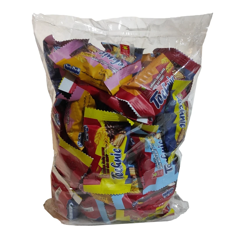 ویفر کاراملی کاکائویی و غلات تکنیک آناتا - 500 گرم