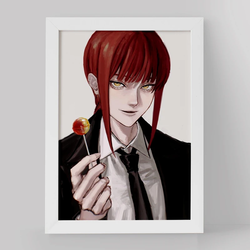 تابلو خندالو مدل ماکیما انیمه مرد اره ای کد 17864