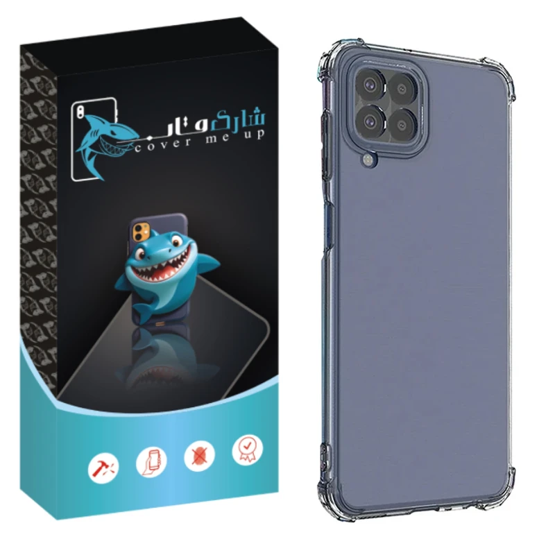 کاور شارک قاب مدل Crystal مناسب برای گوشی موبایل سامسونگ Galaxy M53