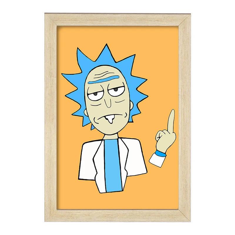 تابلو خندالو مدل انیمیشن ریک و مورتی Rick and Mort کد 26585