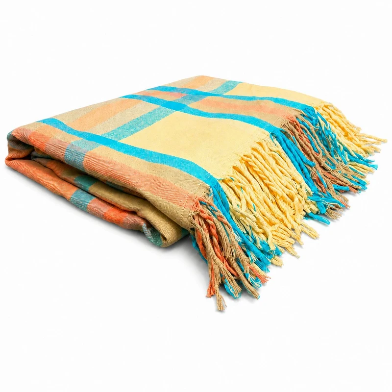 پتو مسافرتی 1 نفره مدل گلاره سایز 210x150 سانتی‌متر