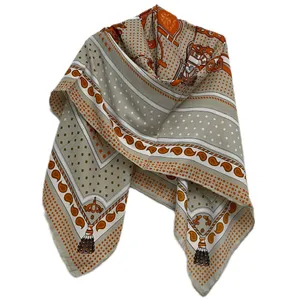 روسری زنانه مدل نخی کجراه ترنج