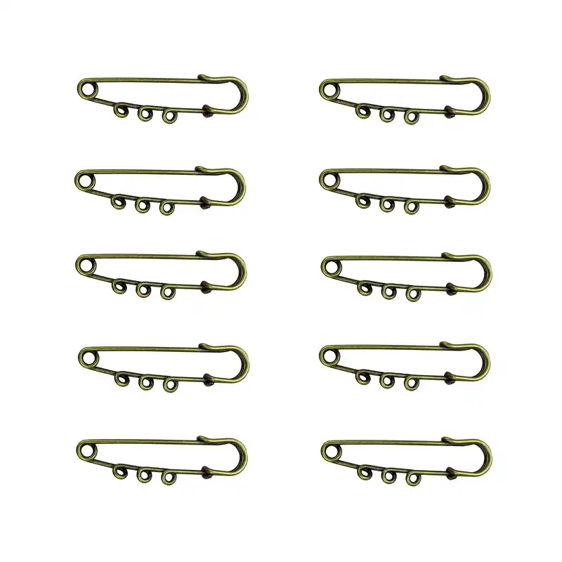 سنجاق قفلی مدل اسکاتلندی Sn10 بسته 10 عددی