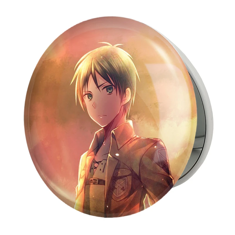 آینه جیبی خندالو طرح ارن یگر انیمه اتک آن تایتان Attack on Titan مدل تاشو کد 11008 