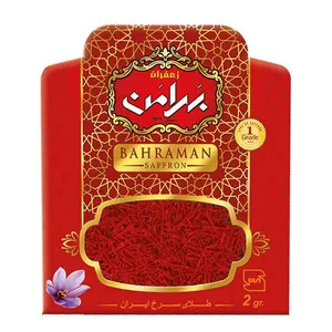 زعفران بهرامن - 2 گرم بسته 5 عددی