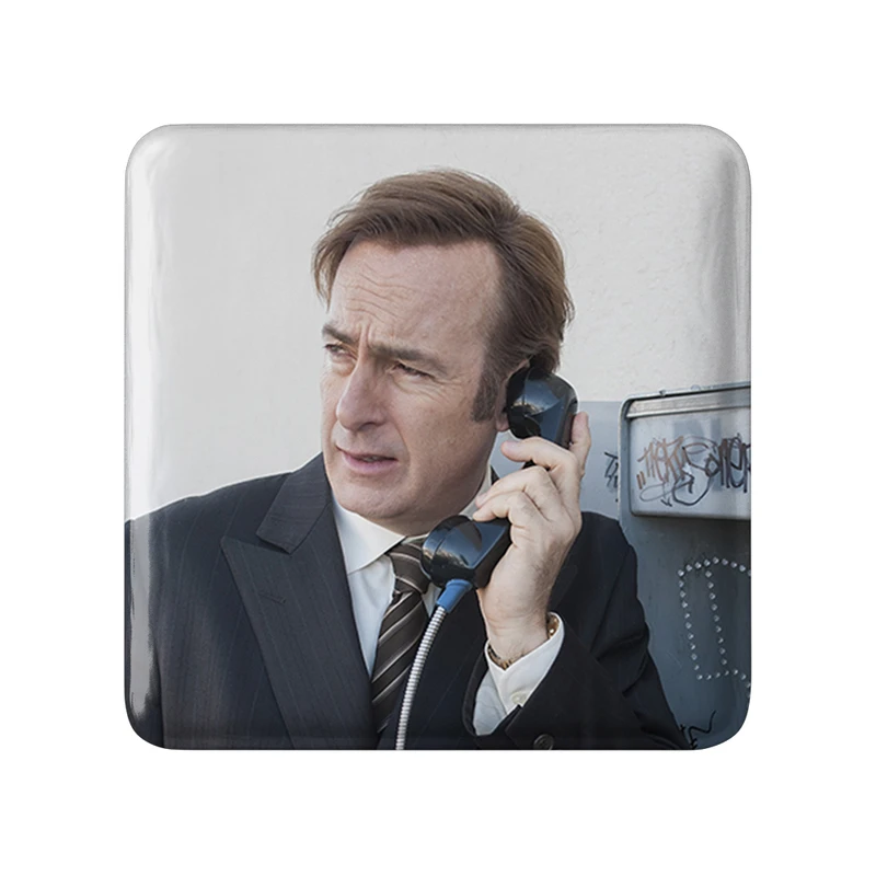 مگنت خندالو طرح سریال بهتره با سال تماس بگیری Better Call Saul مدل مربعی کد 29783