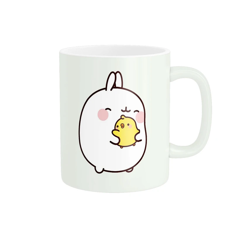 ماگ طرح کیوت کارتونی مولانگ و پیوپیو کد 322