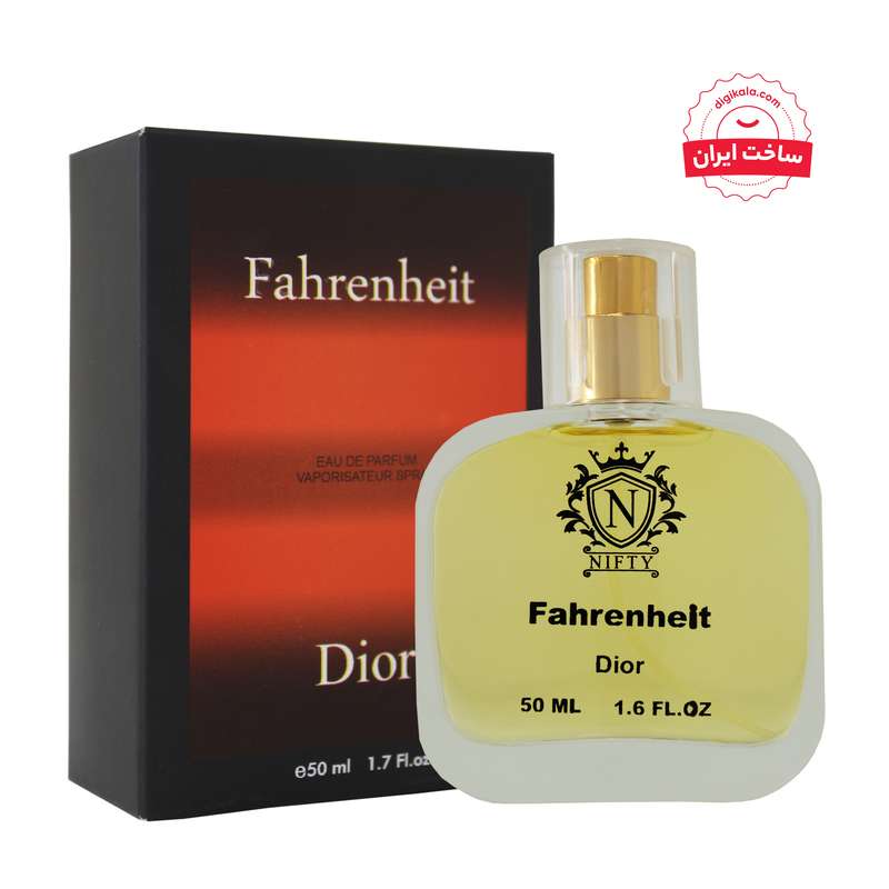 ادو پرفیوم مردانه نیفتی مدل دیور فارنهایت  حجم 50 میلی لیتر