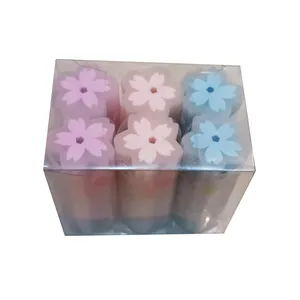پاک کن مدل مغز دار طرح گل مجموعه 6 عددی