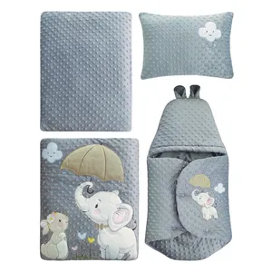  سرویس خواب 4 تکه نوزاد آدنو مدل فیل کوچولو