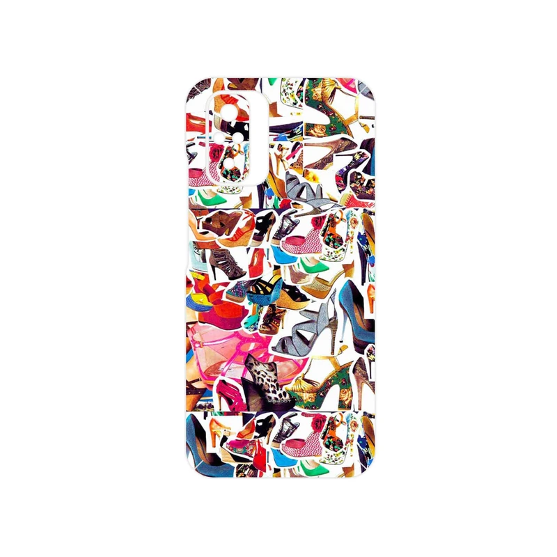 برچسب پوششی ماهوت مدل Collage of High heel Shoes مناسب برای گوشی موبایل شیائومی Redmi Note 10