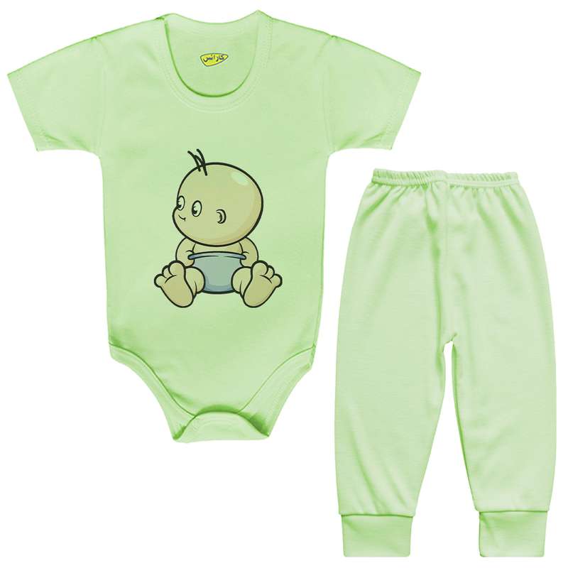 ست بادی و شلوار نوزادی کارانس مدل BSTG-3277