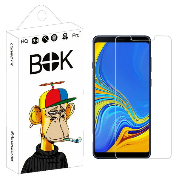 محافظ صفحه نمایش شیشه ای بوک مدل Touch Safe مناسب برای گوشی موبایل سامسونگ Galaxy a9 2018