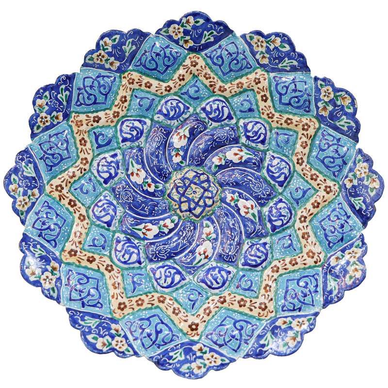 بشقاب میناکاری کد 20p3w138