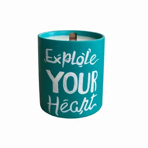 شمع دست ساز پاستل گالری مدل نقشینه