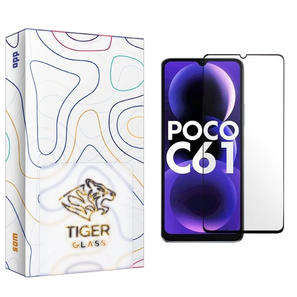 محافظ صفحه نمایش شیشه ای تایگر گلس مدل APL2 مناسب برای گوشی موبایل شیائومی Poco C61