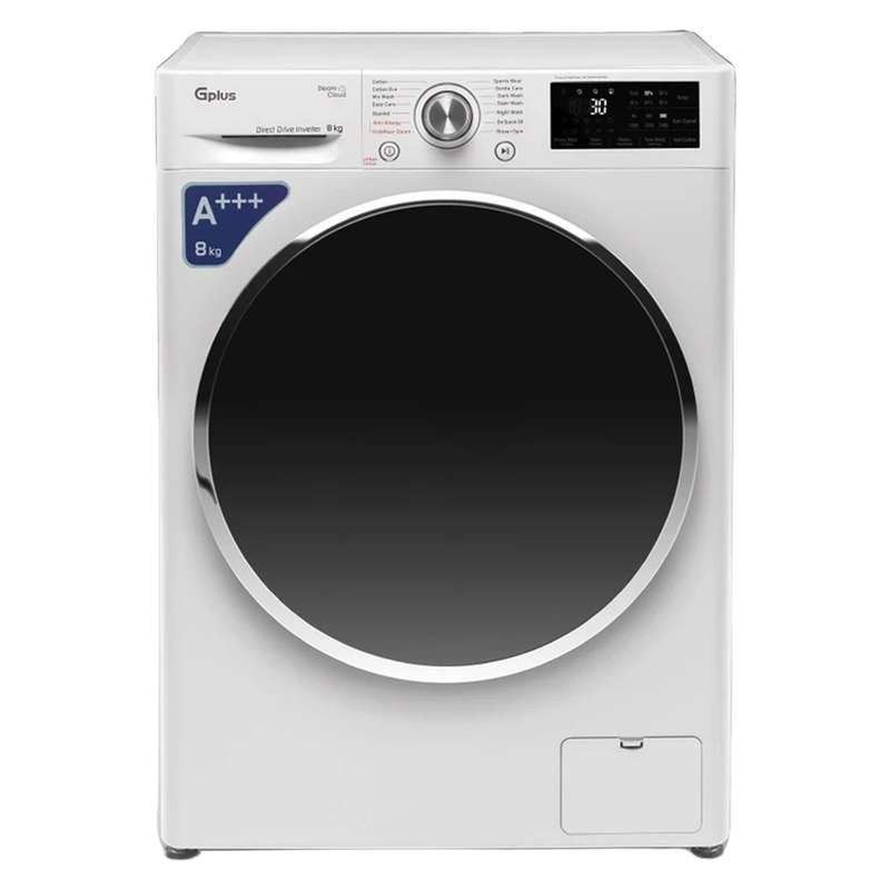 ماشین لباسشویی اتوماتیک جی پلاس مدل GWM-M880W ظرفیت 8 کیلوگرم ماشین لباسشویی اتوماتیک جی پلاس مدل GWM-M880W ظرفیت 8 کیلوگرم