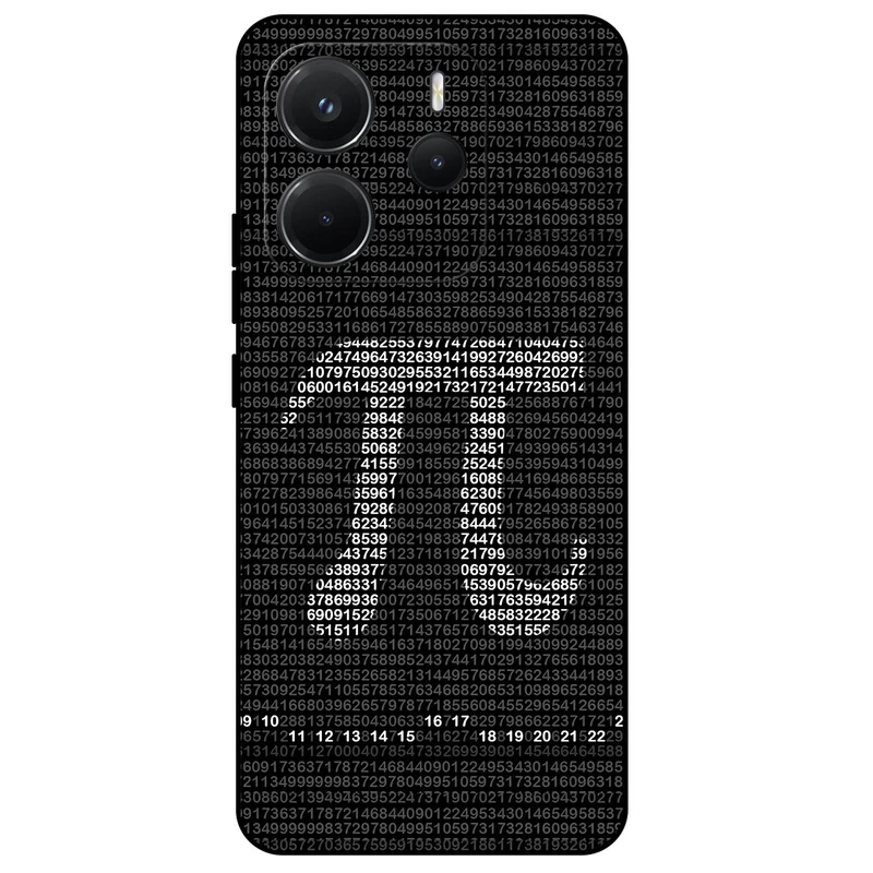 کاور مگافون طرح عدد پی مدل 7240 مناسب برای گوشی موبایل شیائومی Redmi Note 14 4G