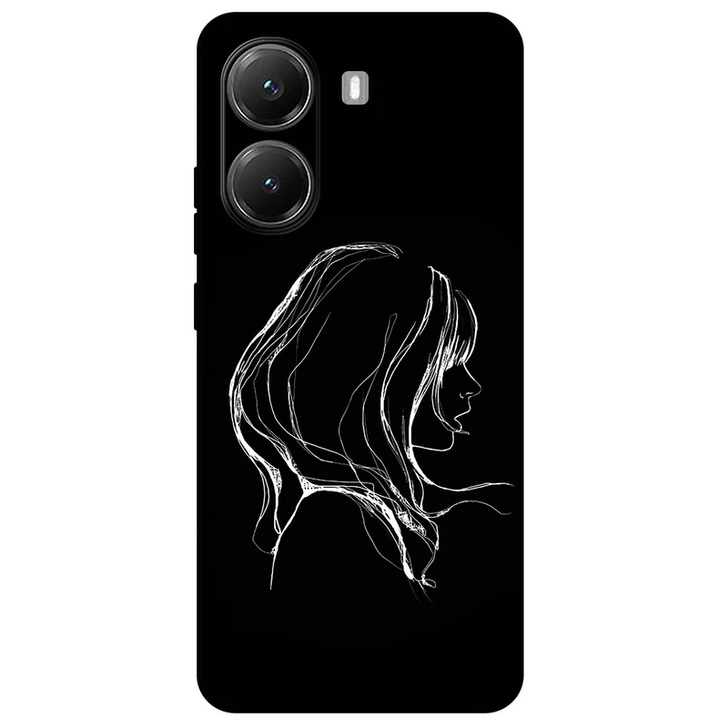کاور مگافون طرح دخترانه مدل 7766 مناسب برای گوشی موبایل شیائومی Poco X7 Pro