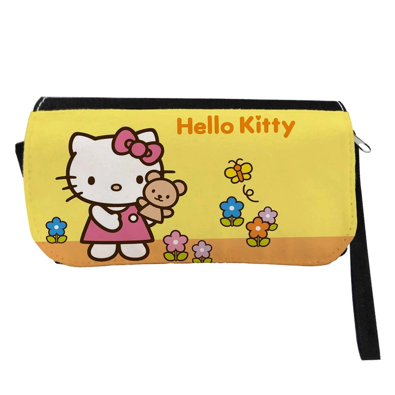 جامدادی مدل دوزیپ طرح Hello kitty کد NI805
