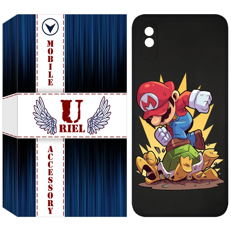 کاور یوریل مدل KSH کد 64 طرح ماریو مناسب برای گوشی موبایل شیائومی Redmi 9A / Redmi 9AT
